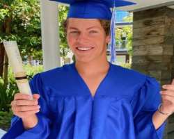 He is a college student now, as he graduated his high school in 2020.